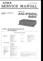 AIWA AD-F620 OEM Service