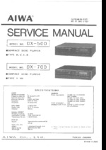 AIWA DX-500 OEM Service