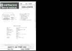 HITACHI CSD6241B OEM Service