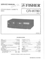 Fisher CR-W780 OEM Service