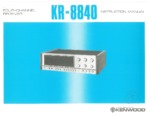 KENWOOD KR8840 OEM Owners