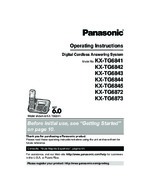 PANASONIC KXTG6872 OEM Owners