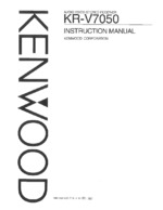 Kenwood KR-V7050 OEM Owners