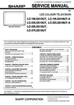 SHARP LC22LS510UT OEM Service