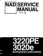 NAD 3020 Schematic Only