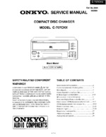 ONKYO C-707CHX OEM Service