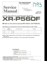 PIONEER RRV1477 OEM Service