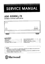 Sherwood AM-8500B OEM Service