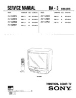 Sony KV13M30 OEM Service