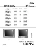 Sony KV27FS13 OEM Service