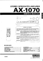 YAMAHA AX1070 OEM Service