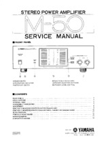 YAMAHA M50 OEM Service