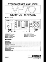 YAMAHA M70 OEM Service