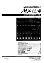 YAMAHA MX124 OEM Service