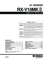 YAMAHA RX-V10MKII OEM Service