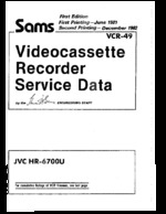 JVC HR6700U SAMS Photofact®